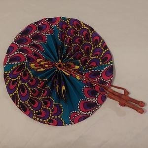 BRAND NEW AFRICAN PRINT FAN